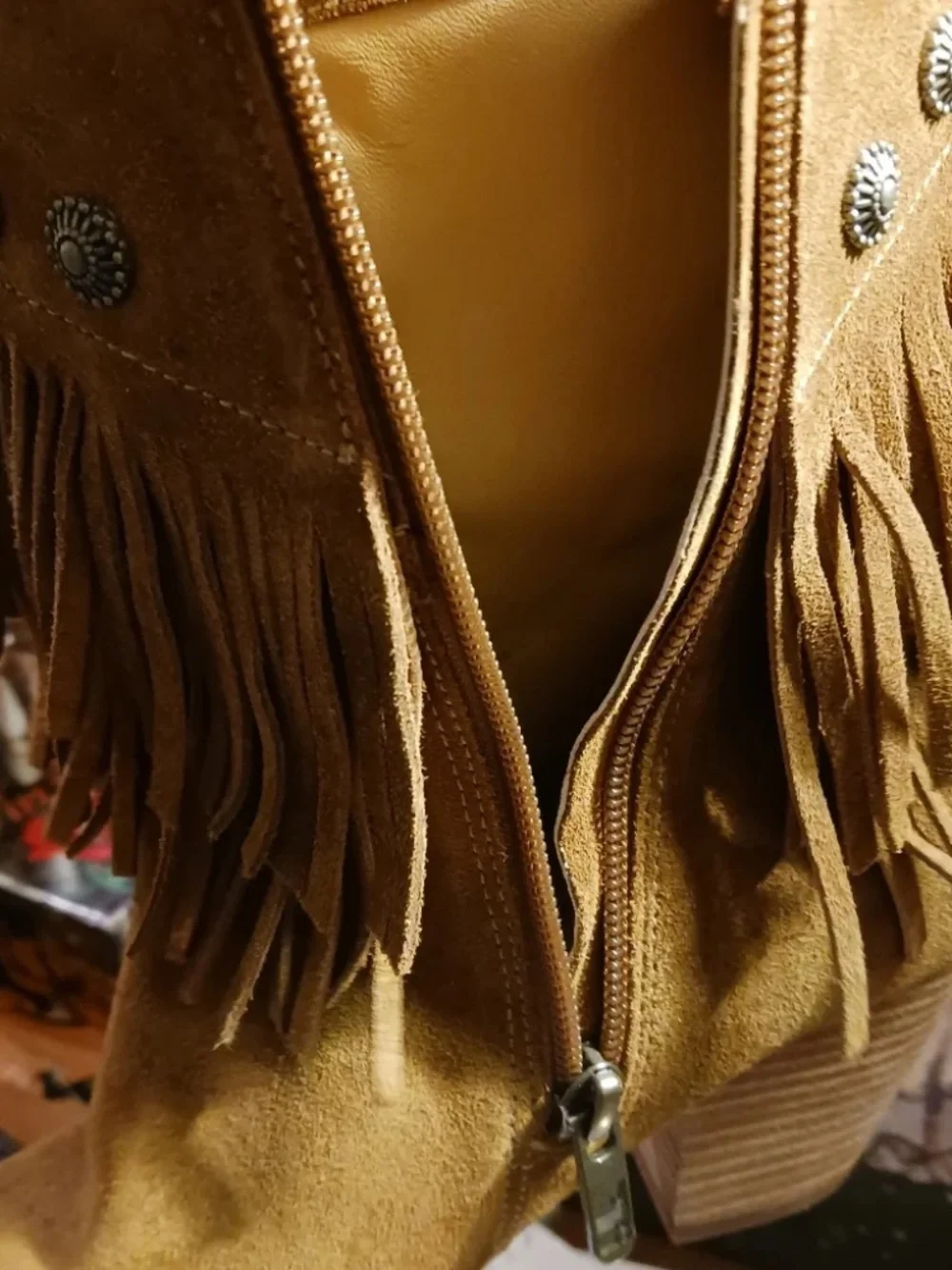 Yardley Brown Suede Fringe Booties by Belle Sigerson Morrison 7.5 NEW!